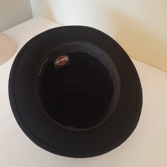 Harley-Davidson Vintage Fedora Hat - Picture 7 of 9